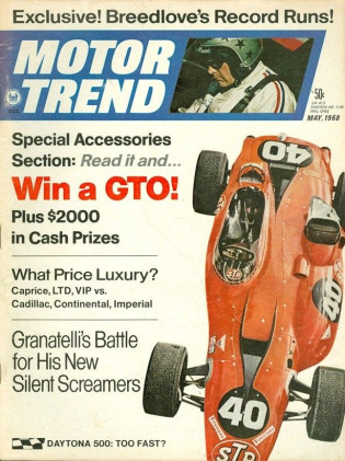 MOTOR TREND 1968 MAY - GRANATELLI, TOYOTA 2000GT, AMX